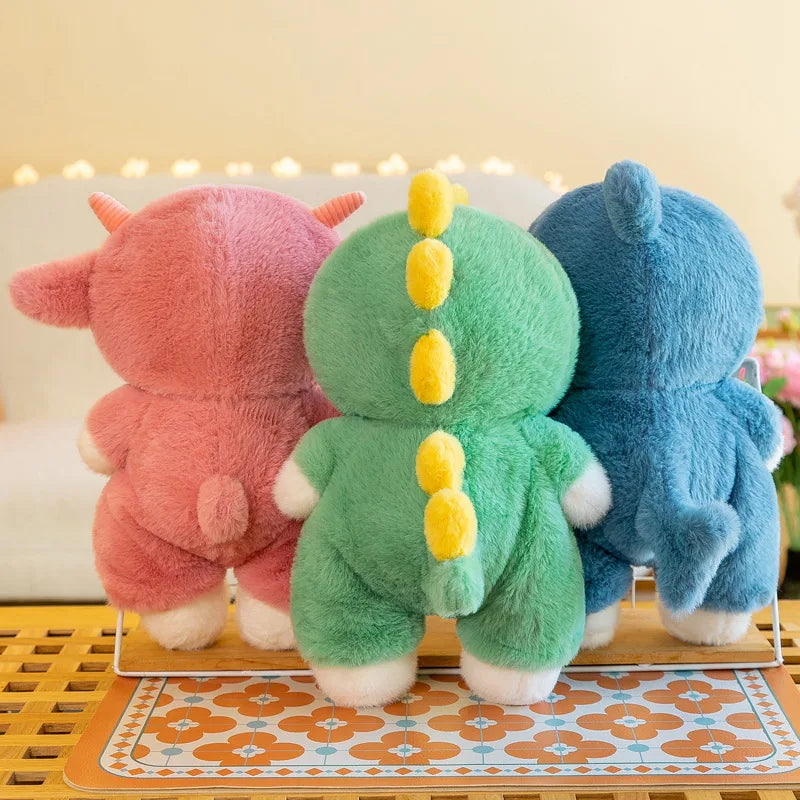 Kawaii soft Plush stuffed Teddy Bear doll Wearing Suit Birthday Gifts for Boy or Girl
